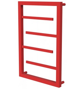 Сушарка для рушників Prestige 4 червона RAL3020 драбинка 550x430, red