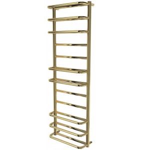 Сушарка для рушників Comfort 12 золото драбинка 1250x432, gold