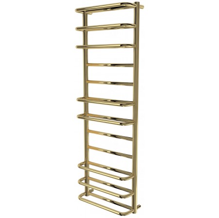 Сушарка для рушників Comfort 12 золото драбинка 1250x432, gold