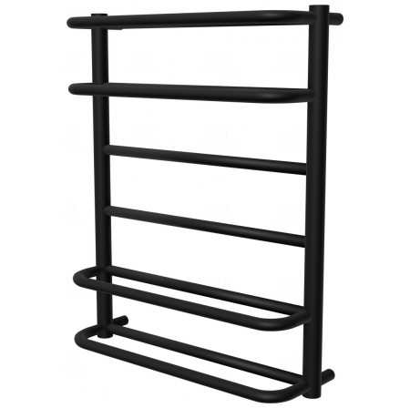 Чорна рушникосушка Comfort 6 RAL9005 драбинка 650x532, black