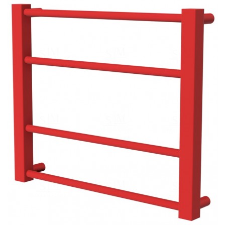 Рушникосушка Sonnet 4 червона RAL3020 драбинка 400x480, red