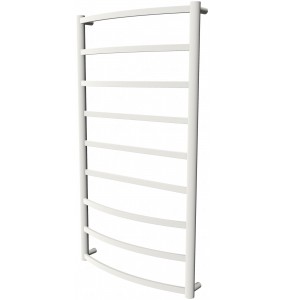 Біла рушникосушка Elite 9 RAL9016 драбинка 950x532, white