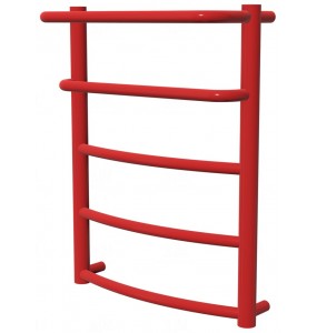 Рушникосушка Grosse 5 червона RAL3020 драбинка 550x432, red