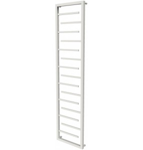 Біла рушникосушка Prestige 15 RAL9016 драбинка 1650x430, white
