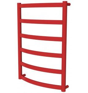 Червона сушарка для рушників Maxima 6 RAL3020 драбинка 650x482, red