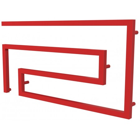 Рушникосушилка Phyton 8 червона RAL3020 змійка 510x1000, red