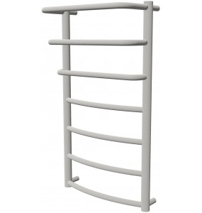 Біла рушникосушка Grosse 7 RAL9016 драбинка 750x432, white