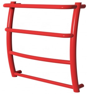 Сушарка для рушників Breeze 4 червона RAL3020 драбинка 450x482, red