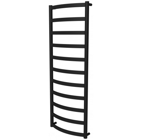 Чорна рушникосушка Maxima 11 RAL9005 драбинка 1150x432, black