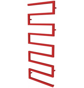 Червона рушникосушилка Ultra 8 RAL3020 змійка 1430x550, red
