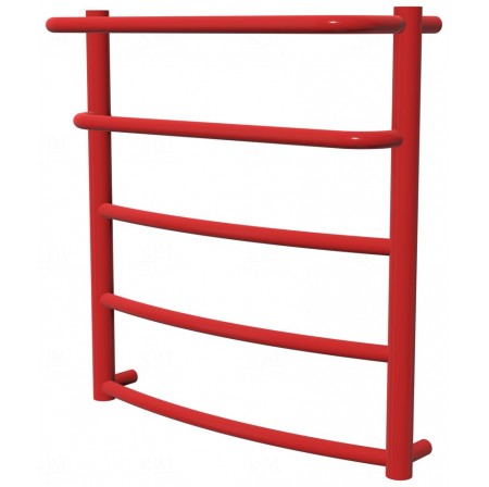 Червона сушарка для рушників Grosse 5 RAL3020 драбинка 550x532, red