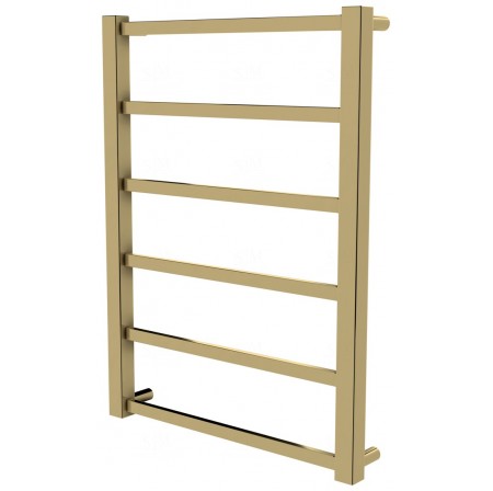 Рушникосушка Quatro 6 золото драбинка 650x480, gold
