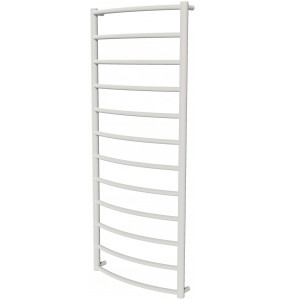Біла сушарка для рушників Classic 12 RAL9016 драбинка 1250x532, white