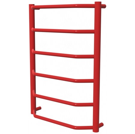 Рушникосушка Standart 6 червона RAL3020 драбинка 650x482, red