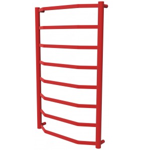 Червона сушарка для рушників Luxe 8 RAL3020 драбинка 850x532, red
