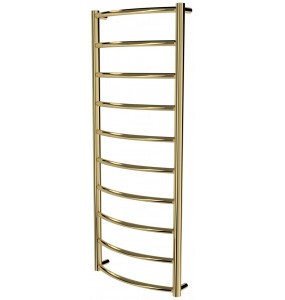 Золота сушарка для рушників Classic 10 драбинка 1050x432, gold