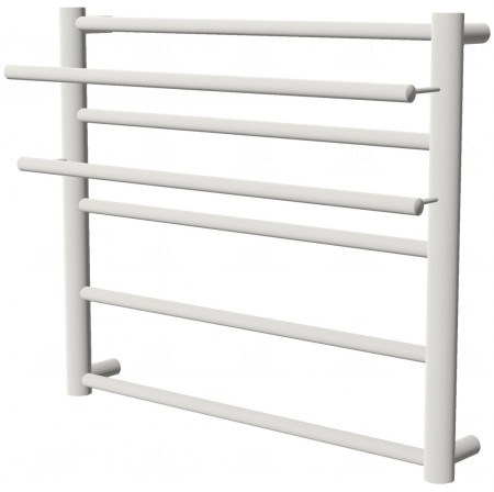 Біла сушарка для рушників Elegant 5 RAL9016 драбинка 550x532, white