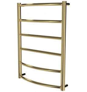 Золота рушникосушка Classic 6 драбинка 650x482, gold