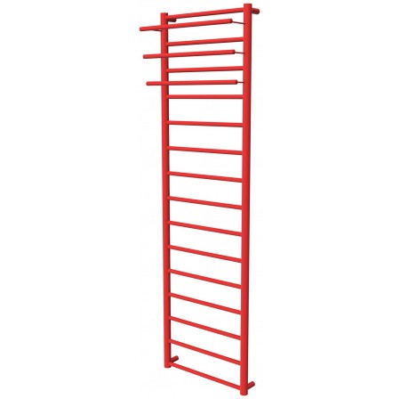 Червона сушарка для рушників Elegant 15 RAL3020 драбинка 1550x432, red