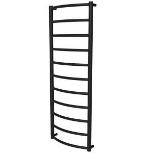 Сушарка для рушників Classic 11 чорна RAL9005 драбинка 1150x432, black