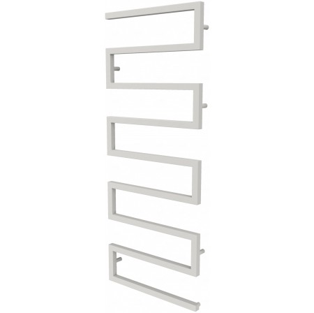 Біла сушарка для рушників Ultra 8 RAL9016 змійка 1430x550, white