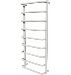 Біла рушникосушка Modern 9 RAL9016 драбинка 950x432, white