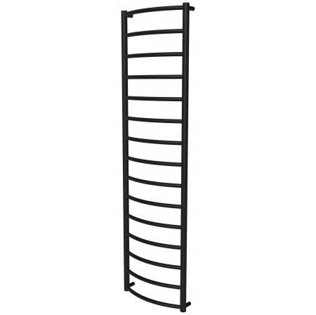 Сушарка для рушників Classic 15 чорна RAL9005 драбинка 1550x432, black