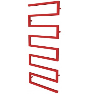 Червона рушникосушилка Ultra 8 RAL3020 змійка 1430x600, red