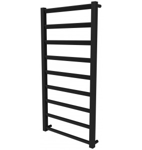 Рушникосушка Slide 9 чорна RAL9005 драбинка 950x480, black