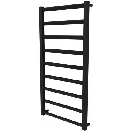 Рушникосушка Slide 9 чорна RAL9005 драбинка 950x480, black