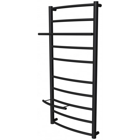 Сушарка для рушників Safo 10 чорна RAL9005 драбинка 900x432, black