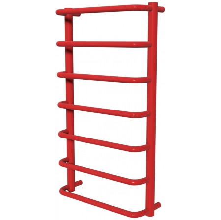 Рушникосушилка Modern 7 червона RAL3020 драбинка 750x432, red