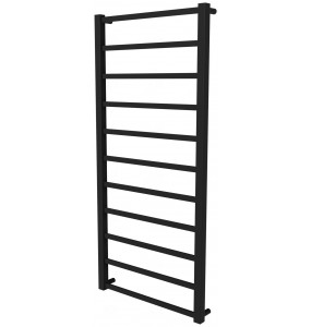 Чорна сушка для рушників Quatro 11 RAL9005 драбинка 1150x530, black