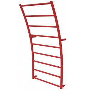 Червона сушарка для рушників Wave 9 RAL3020 драбинка 940x475, red
