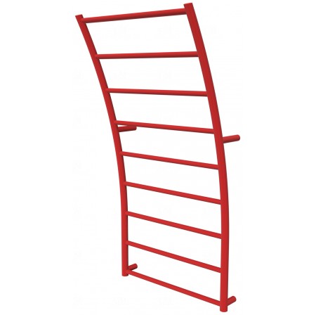 Червона сушарка для рушників Wave 9 RAL3020 драбинка 940x475, red