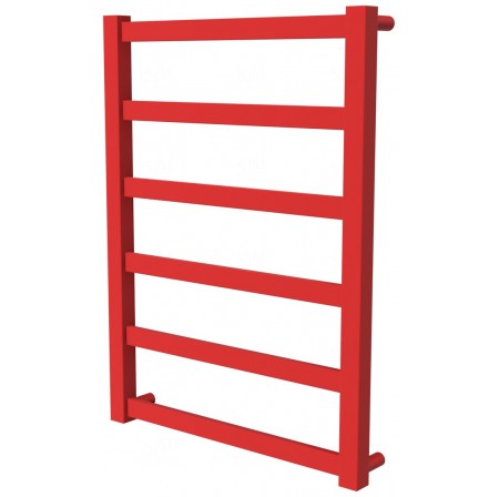 Рушникосушка Extra 6 червона RAL3020 драбинка 650x480, red
