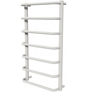 Біла рушникосушка Modern 7 RAL9016 драбинка 750x432, white