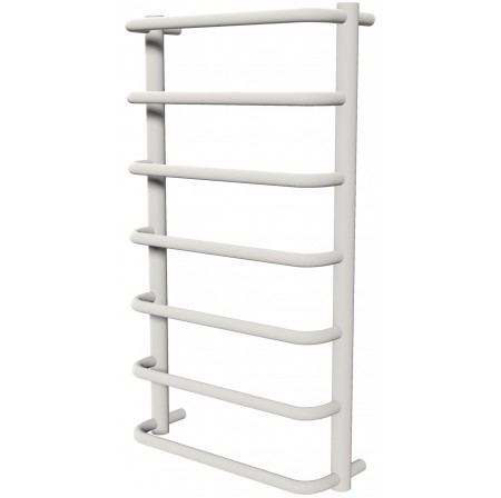 Біла рушникосушка Modern 7 RAL9016 драбинка 750x432, white