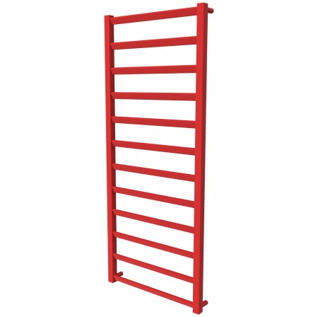 Червона рушникосушка Slide 12 RAL3020 драбинка 1250x530, red