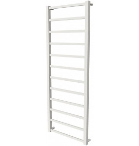 Біла рушникосушка Quatro 12 RAL9016 драбинка 1250x480, white
