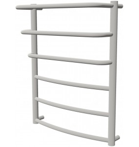 Біла рушникосушилка Grosse 6 RAL9016 драбинка 650x532, white