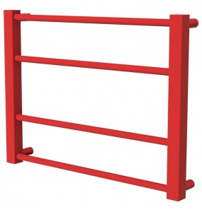 Сушарка для рушників Sonnet 4 червона RAL3020 драбинка 400x530, red