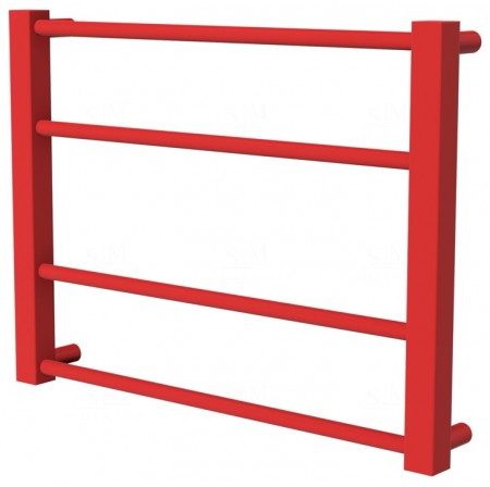 Сушарка для рушників Sonnet 4 червона RAL3020 драбинка 400x530, red