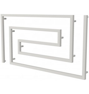 Рушникосушка Phyton 11 біла RAL9016 змійка 670x1300, white