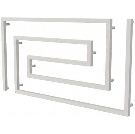 Рушникосушка Phyton 11 біла RAL9016 змійка 670x1300, white