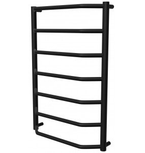 Чорна сушка для рушників Standart 7 RAL9005 драбинка 750x532, black