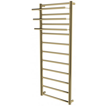 Рушникосушилка Elegant 11 золото драбинка 1150x432, gold