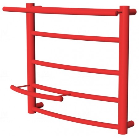 Сушарка для рушників Safo 5 червона RAL3020 драбинка 400x432, red