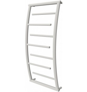 Біла рушникосушка Atlantica 7 RAL9016 драбинка 850x432, white