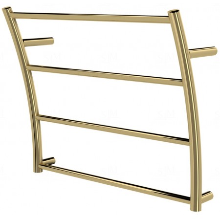 Рушникосушка Wave 4 золото драбинка 440x525, gold